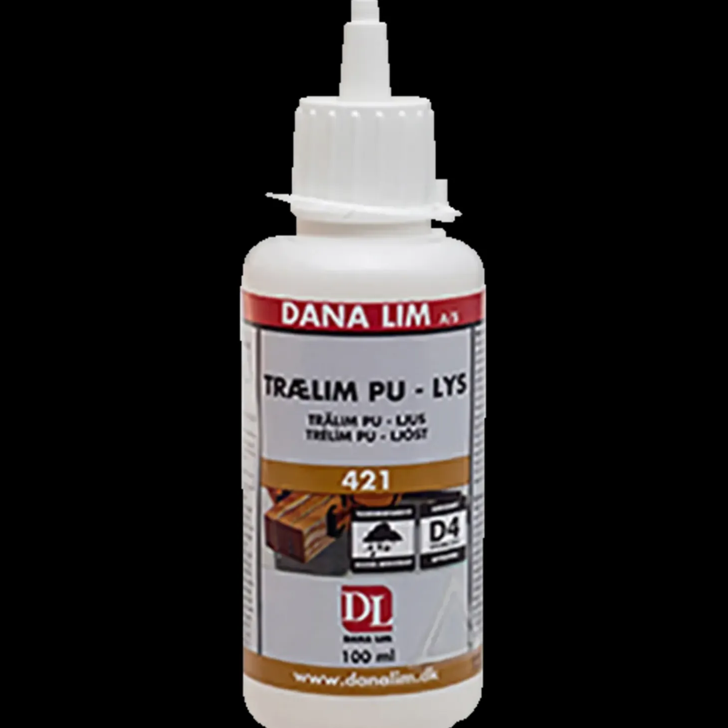Dana trælim PU 421 lys 100 ml