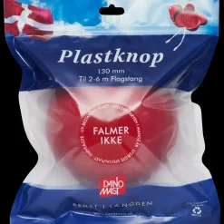 DanoMast rød plast knop til 2-6 meter 135 mm