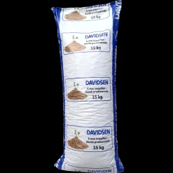 Davidsen træpiller 8 mm - palle med 900 kg / 60 poser á 15 kg