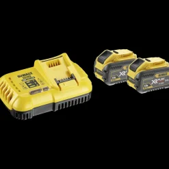Dewalt DCB118X2-QW flexvolt hurtigoplader 54V inkl. 2x 9,0 Ah batterier