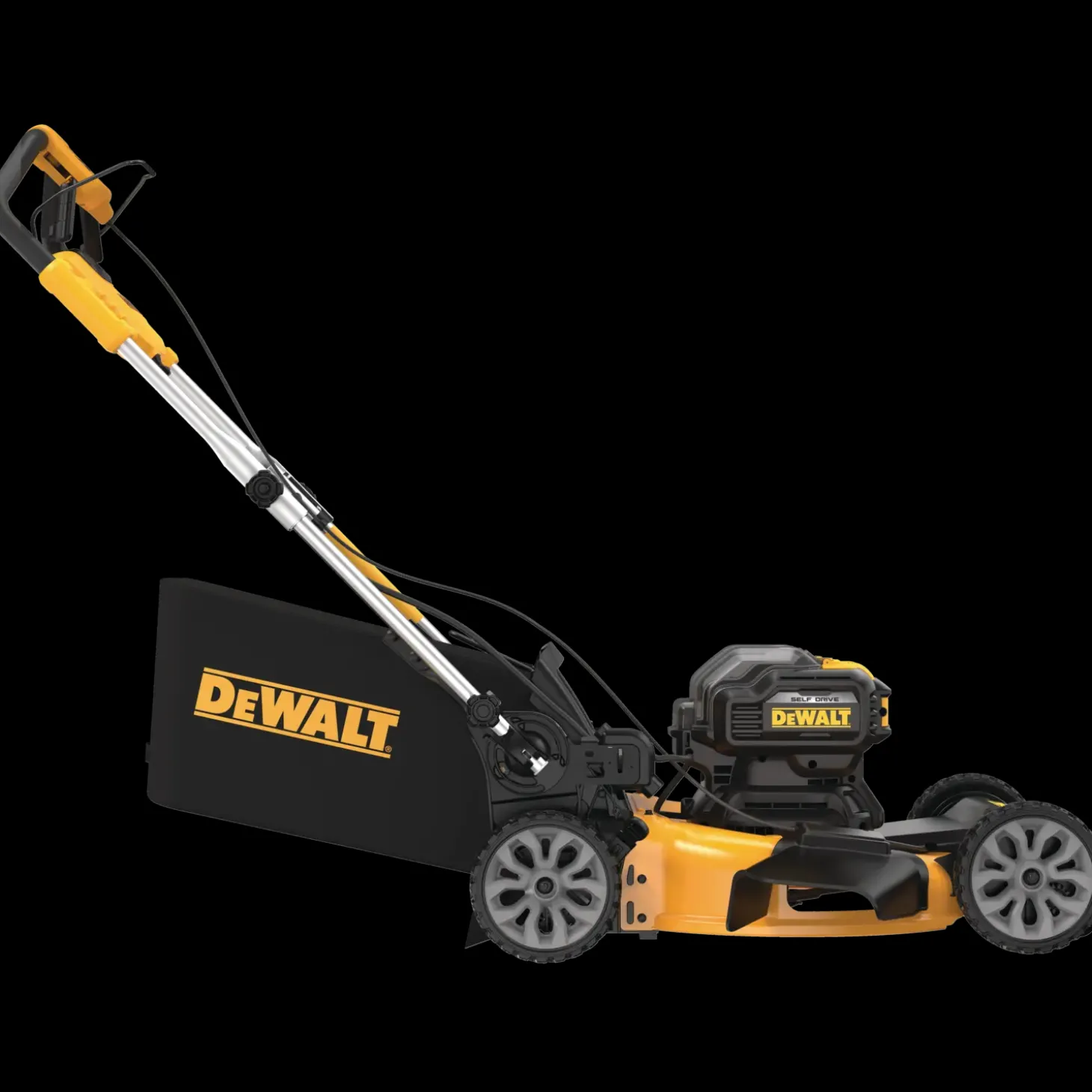 DeWALT DCMWSP564N 2x18V plæneklipper med opsamler 53 cm solo
