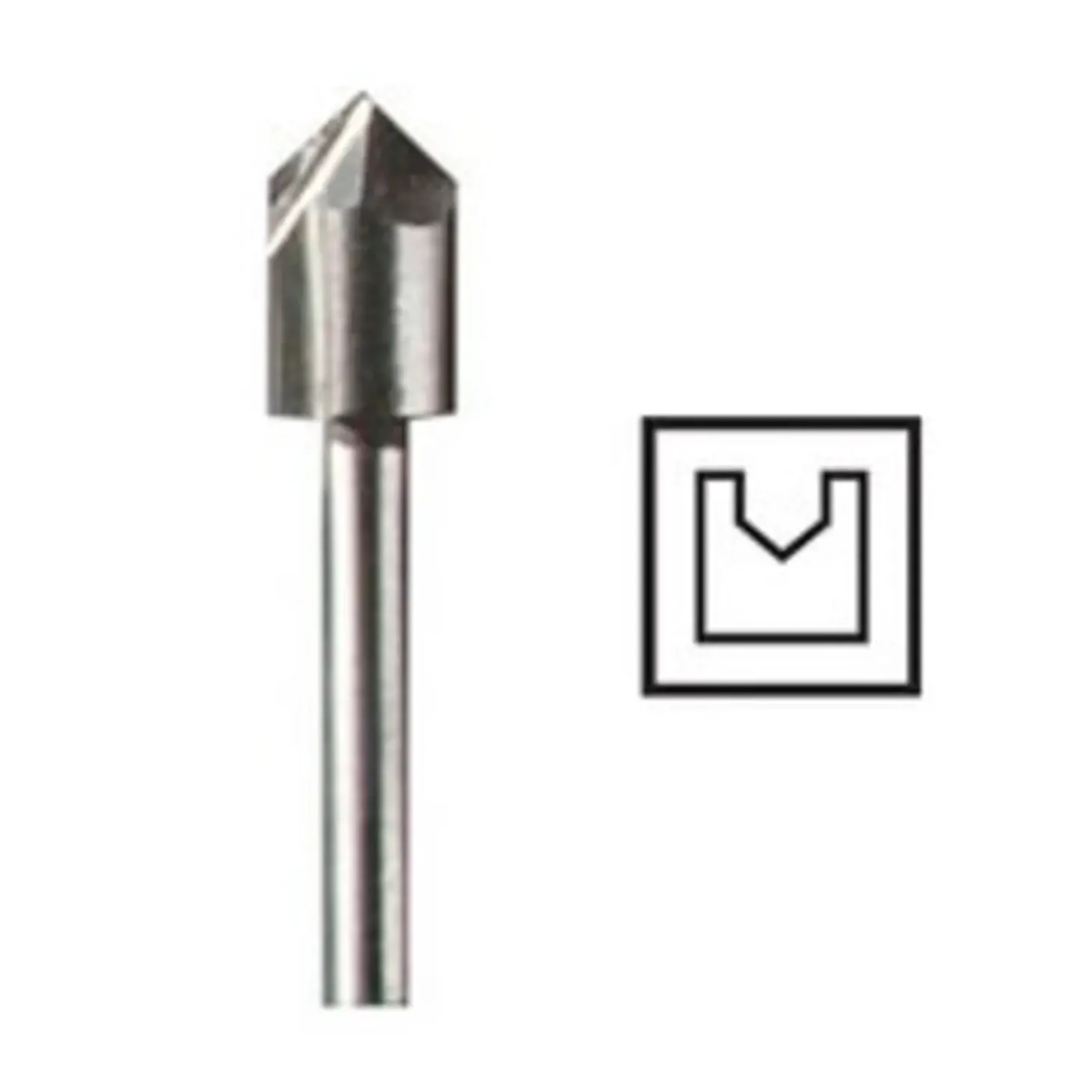 Dremel fræsejern V-fugebor 640 6,4 mm.