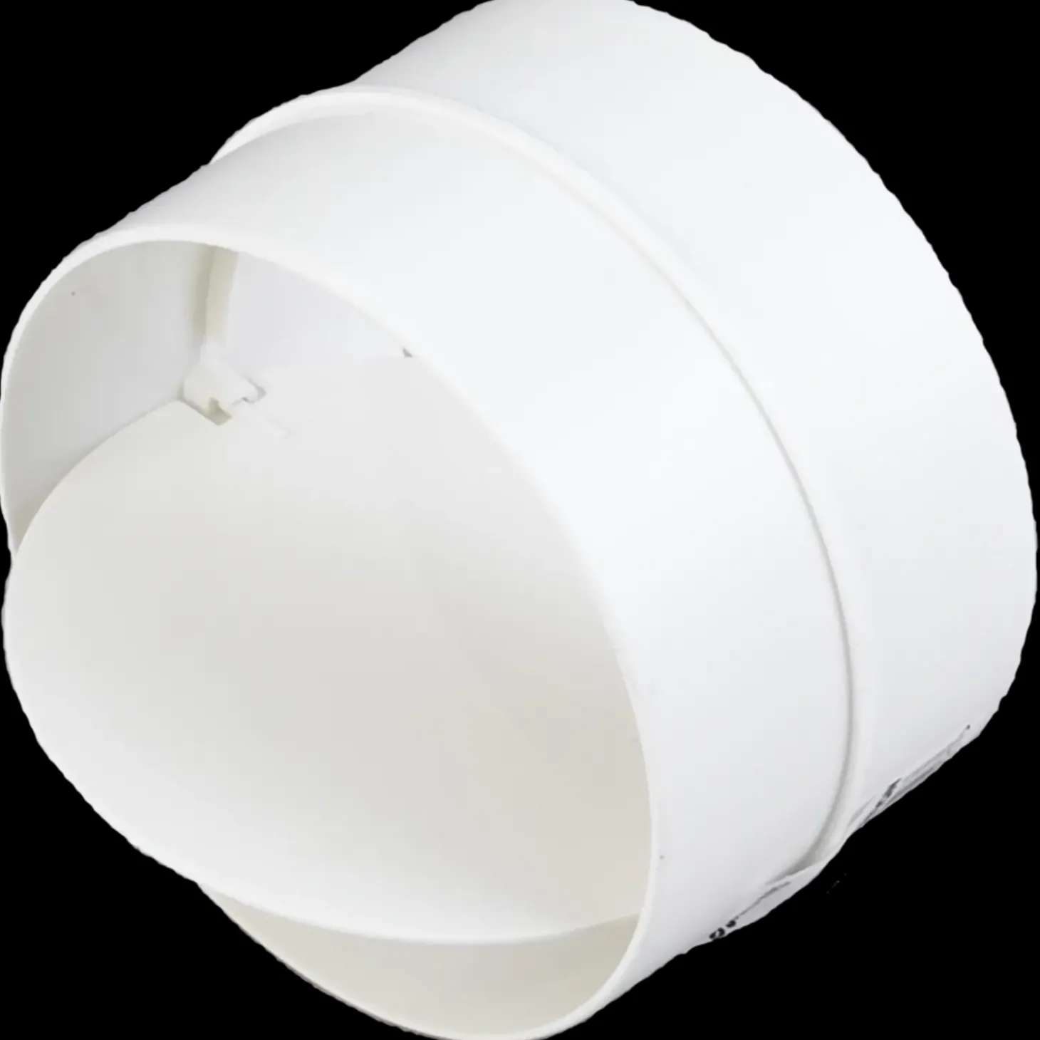 Duka lukkespjæld hvid Ø125 mm