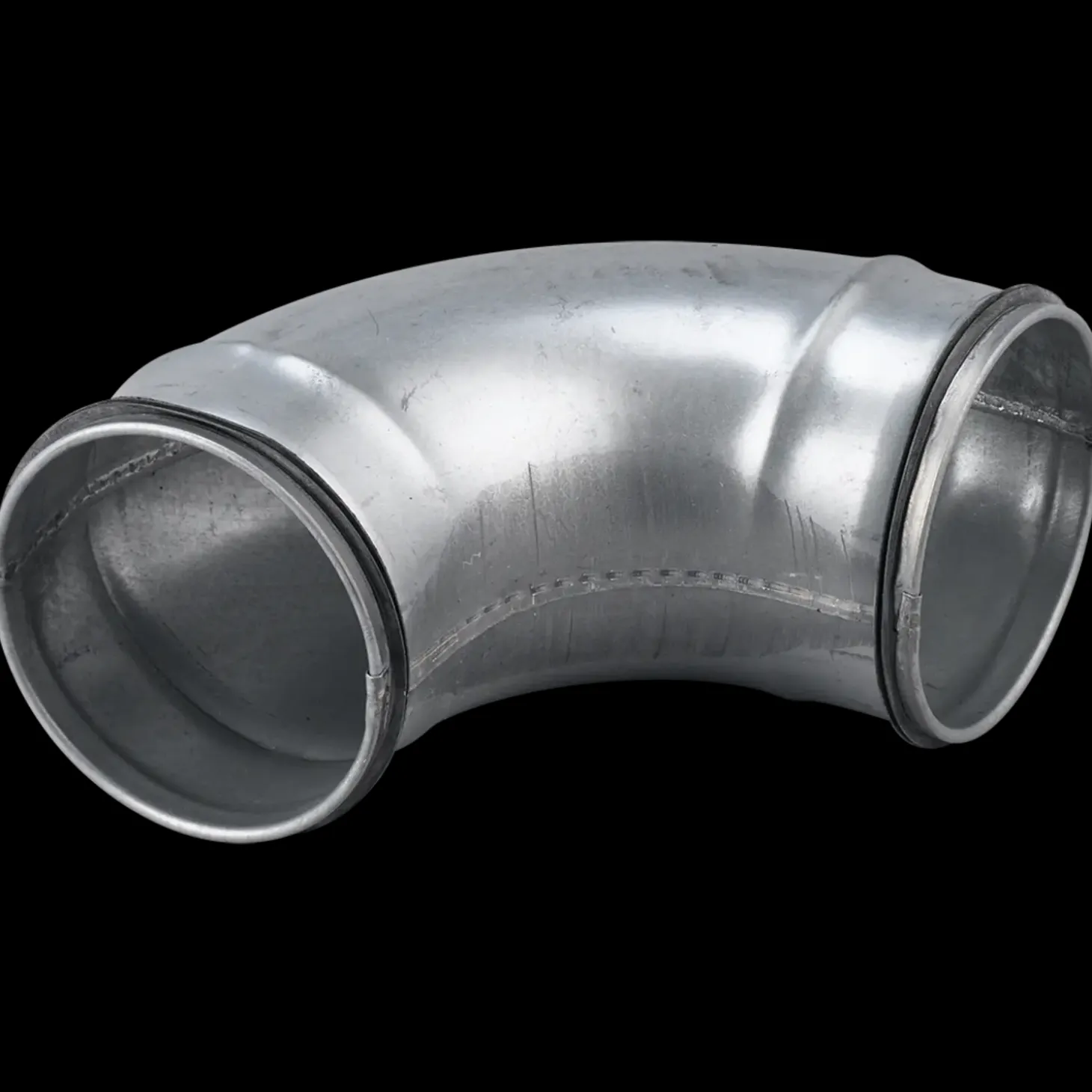Duka metal bøjning DBU 90° Ø100 mm