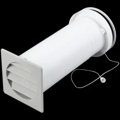 Duka teleskopventil type 400 grå Ø105 mm