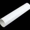 Duka ventilationsrør Ø100 x 500 mm glatte ender - hvid