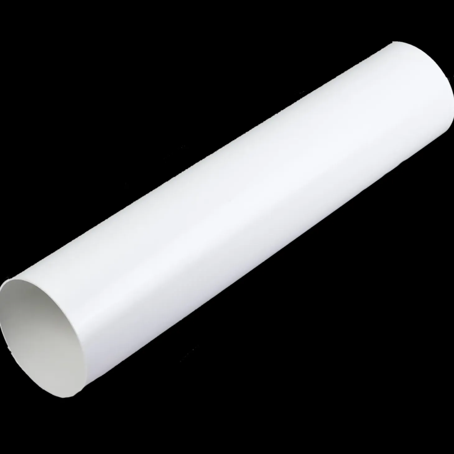 Duka ventilationsrør Ø125x500 mm hvid