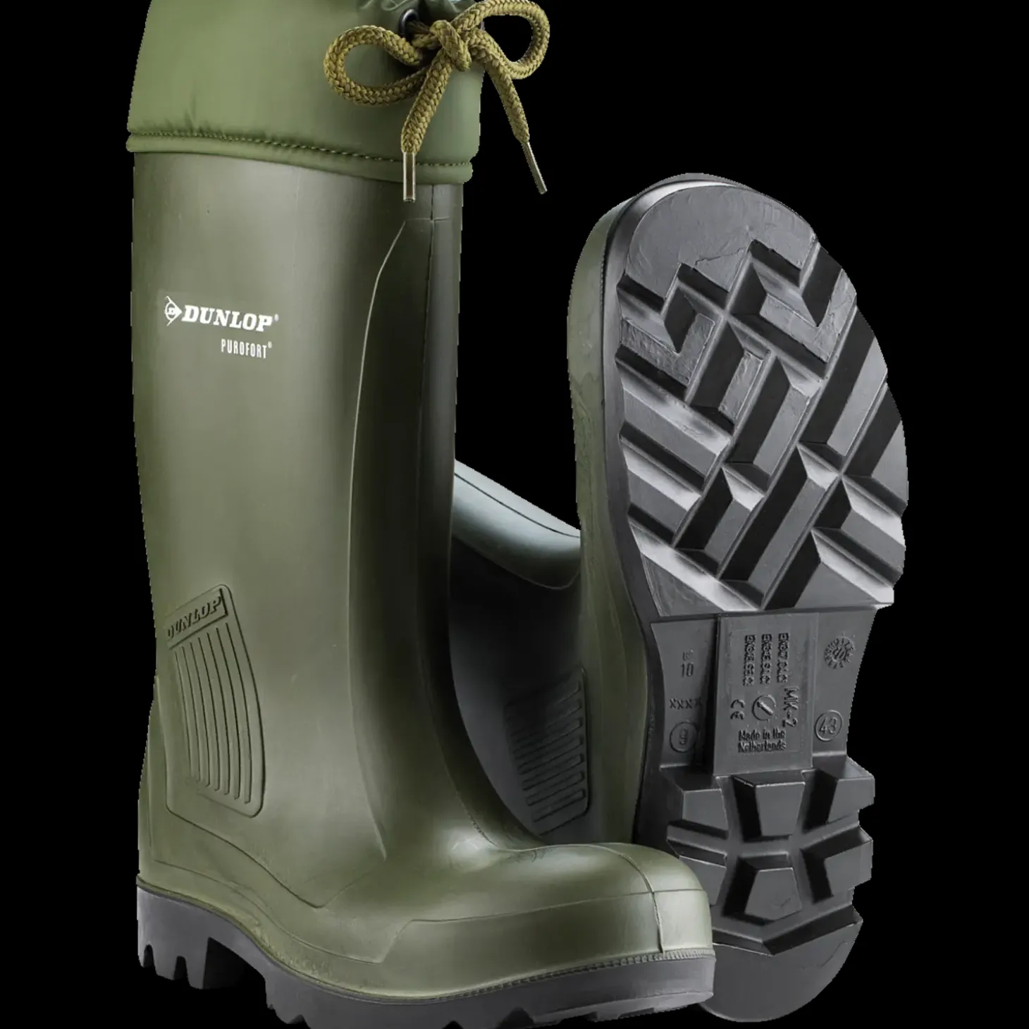 Dunlop Purofort Thermoflex S5 Src pu-støvle grøn str. 41