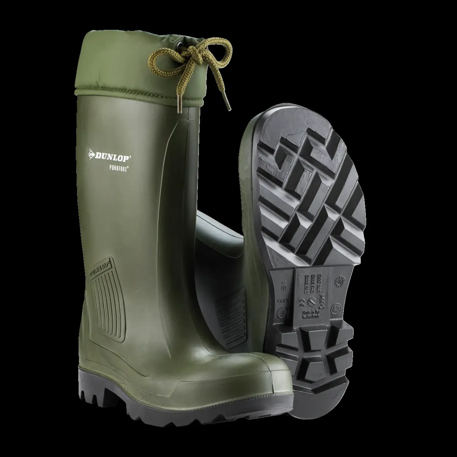 Dunlop Purofort Thermoflex S5 Src pu-støvle grøn str. 41