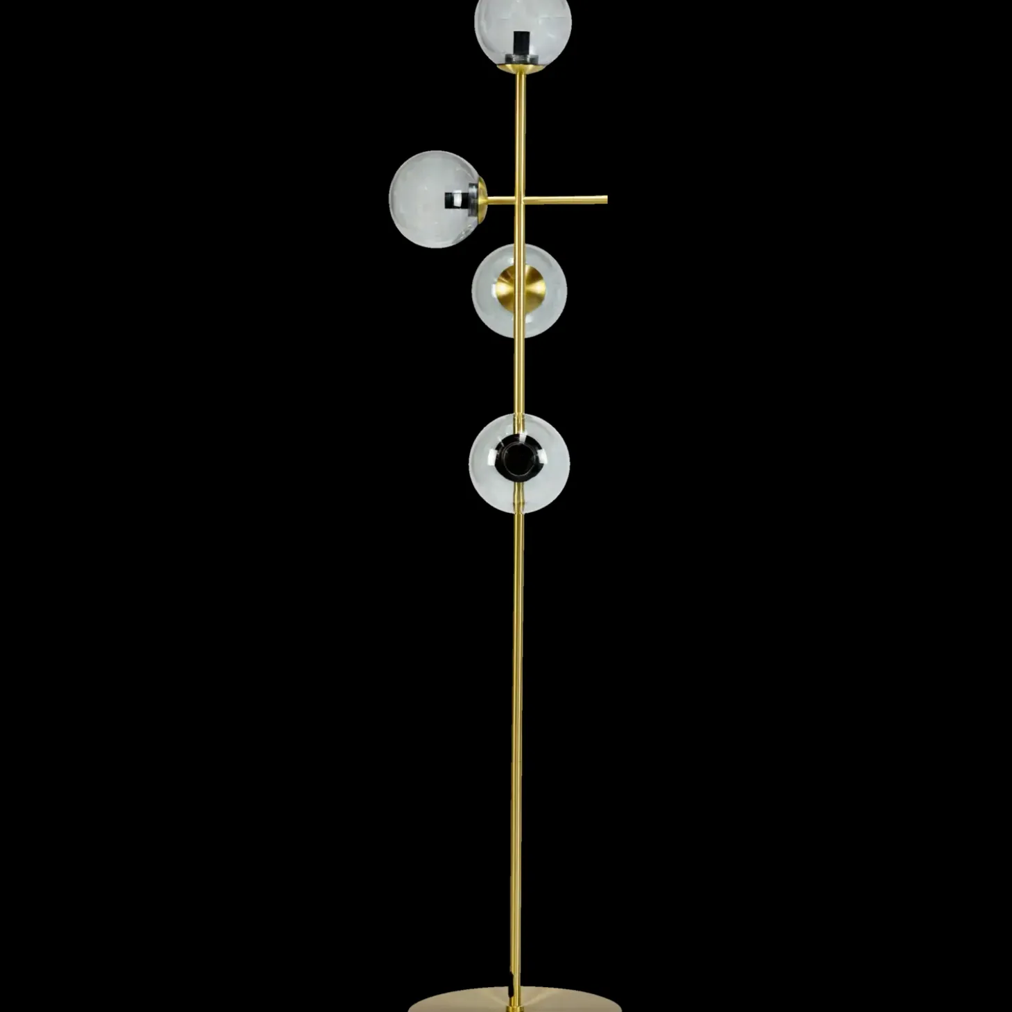 Dyberg Larsen Como gulvlampe smoke/messing