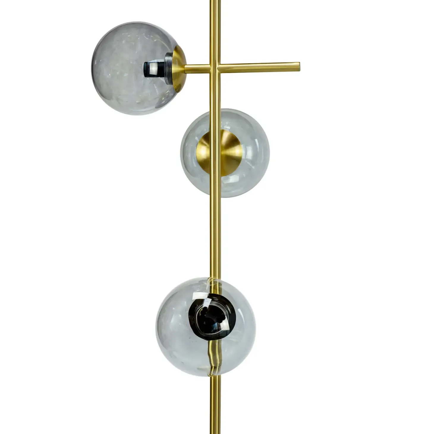 Dyberg Larsen Como gulvlampe smoke/messing