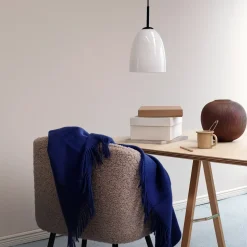 Dyberg Larsen Jazz pendel stor opal/sort