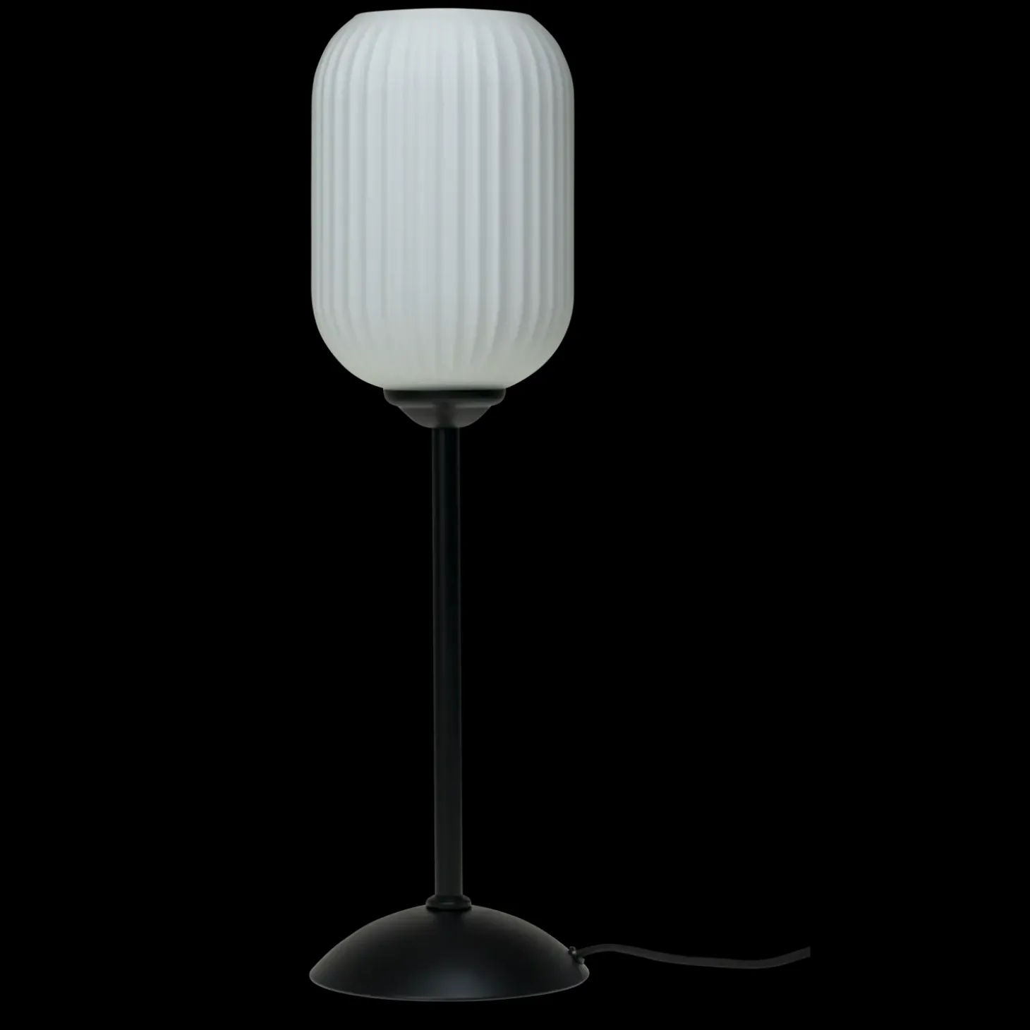 Dyberg Larsen riflet bordlampe E27 opal