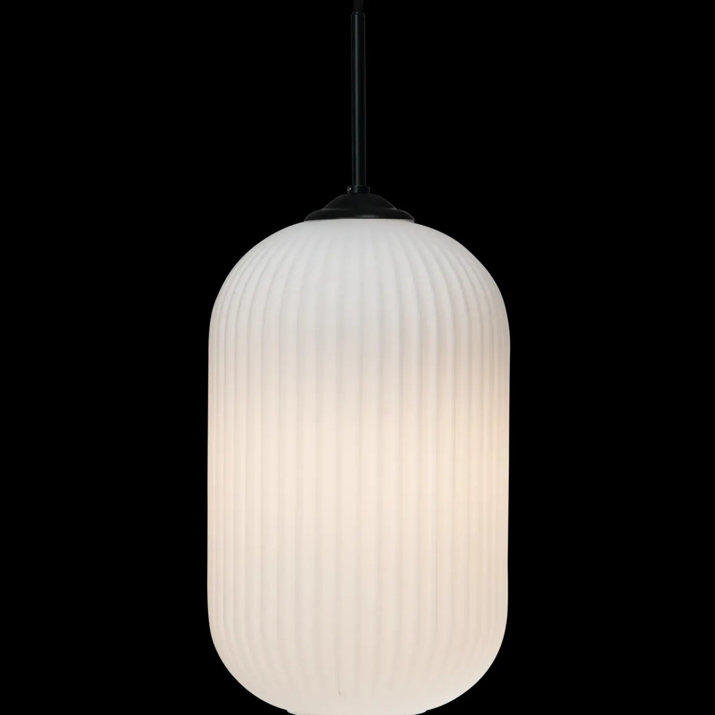 Dyberg Larsen riflet pendel Ø14 cm E27 opal