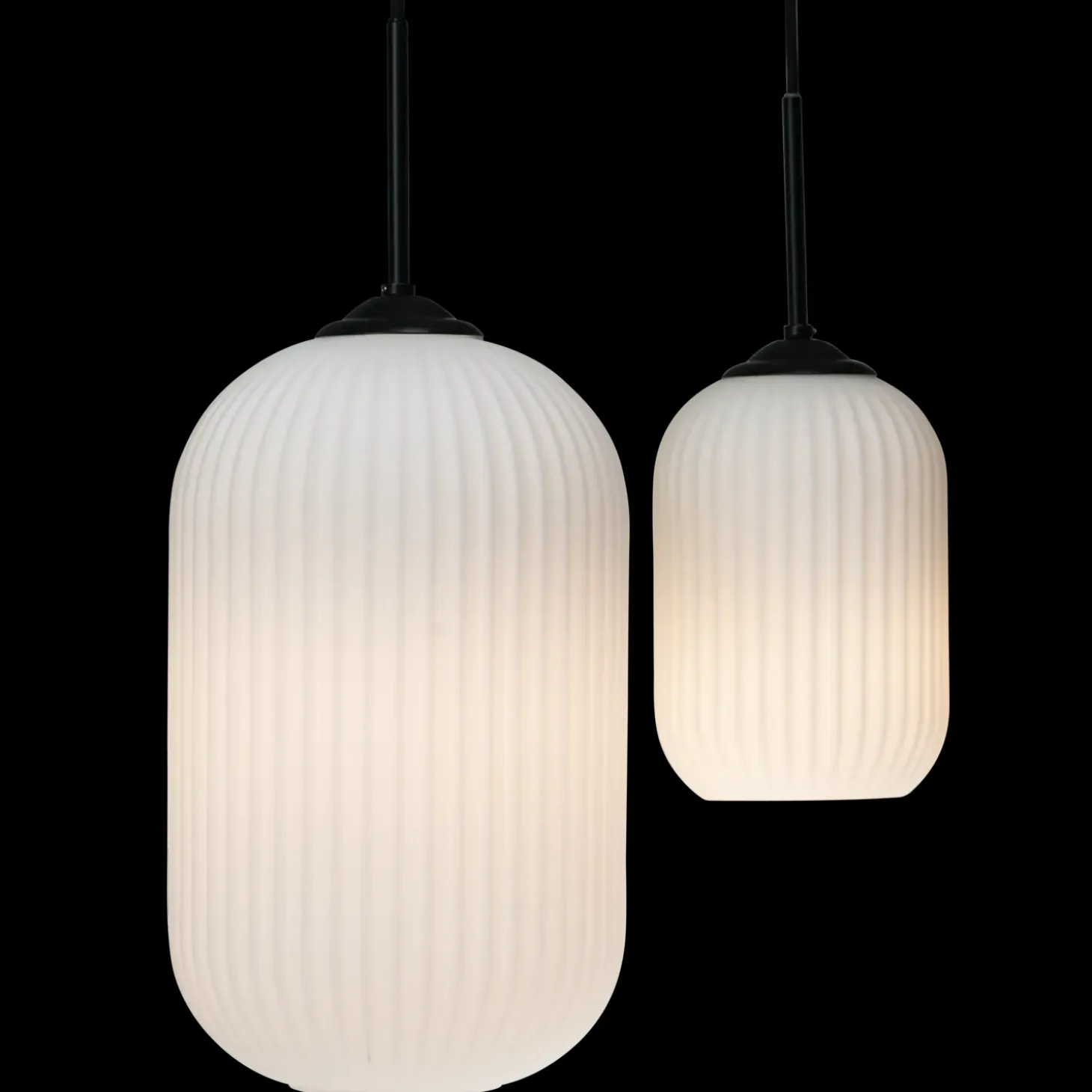 Dyberg Larsen riflet pendel Ø14 cm E27 opal