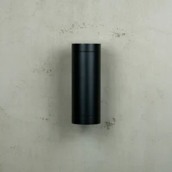 Dyberg Larsen Stege udendørs væglampe sort