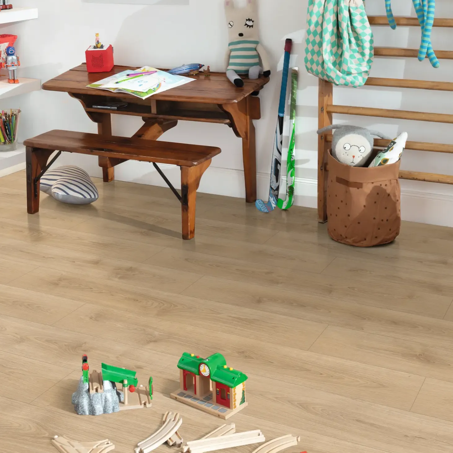 Egger NatureSense Sand North Oak laminatgulv, 8x193x1292 mm KL. 32 (EL2157)
