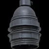 E-Line fatning E27 m/ gevind 2 ringe sort