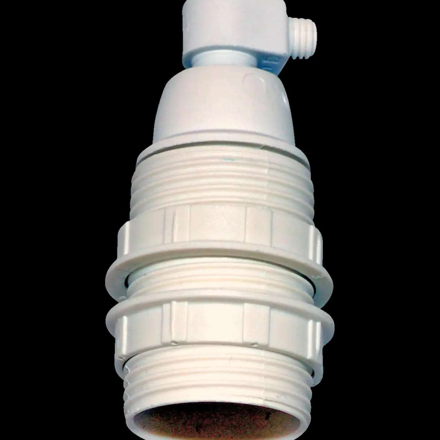 E-Line fatning E14 m/gevind 2. ringe hvid