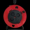E-Line Kabeltromle 2x1,0mm² uden jord IP20 m/2xUSB 25 m