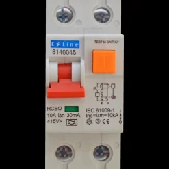 E-Line kombirelæ 2m 2 moduller HPFI 2P