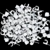 E-Line ledningsclips R 10-14 100 stk hvid
