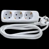E-Line schuko stikdåse 3-vejs 3x1,5 mm² 1,5m