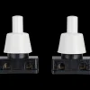 E-Line trykafbryder/kontakt til lamper hvid