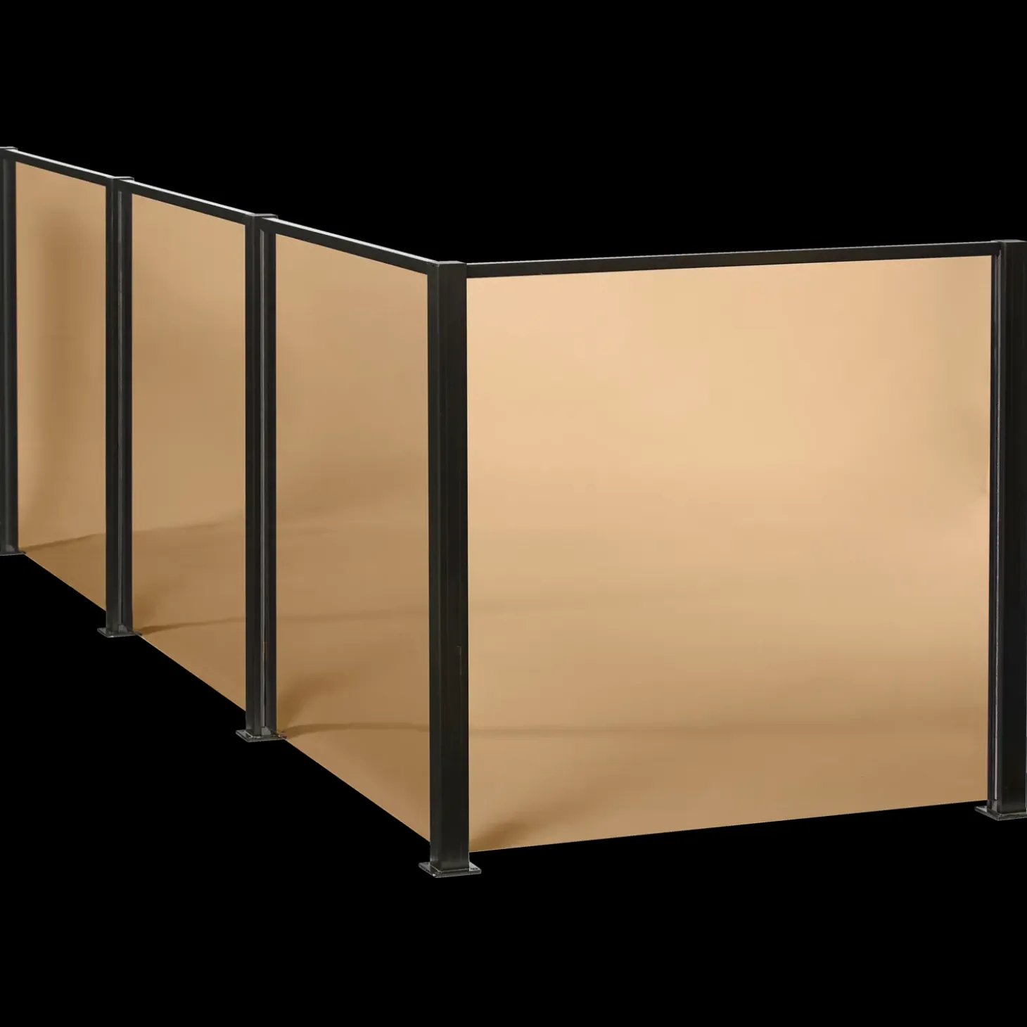 Elmholm hegn m/smoke glas startsæt 95 cm