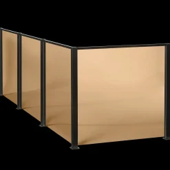 Elmholm hegn m/smoke glas startsæt 95 cm