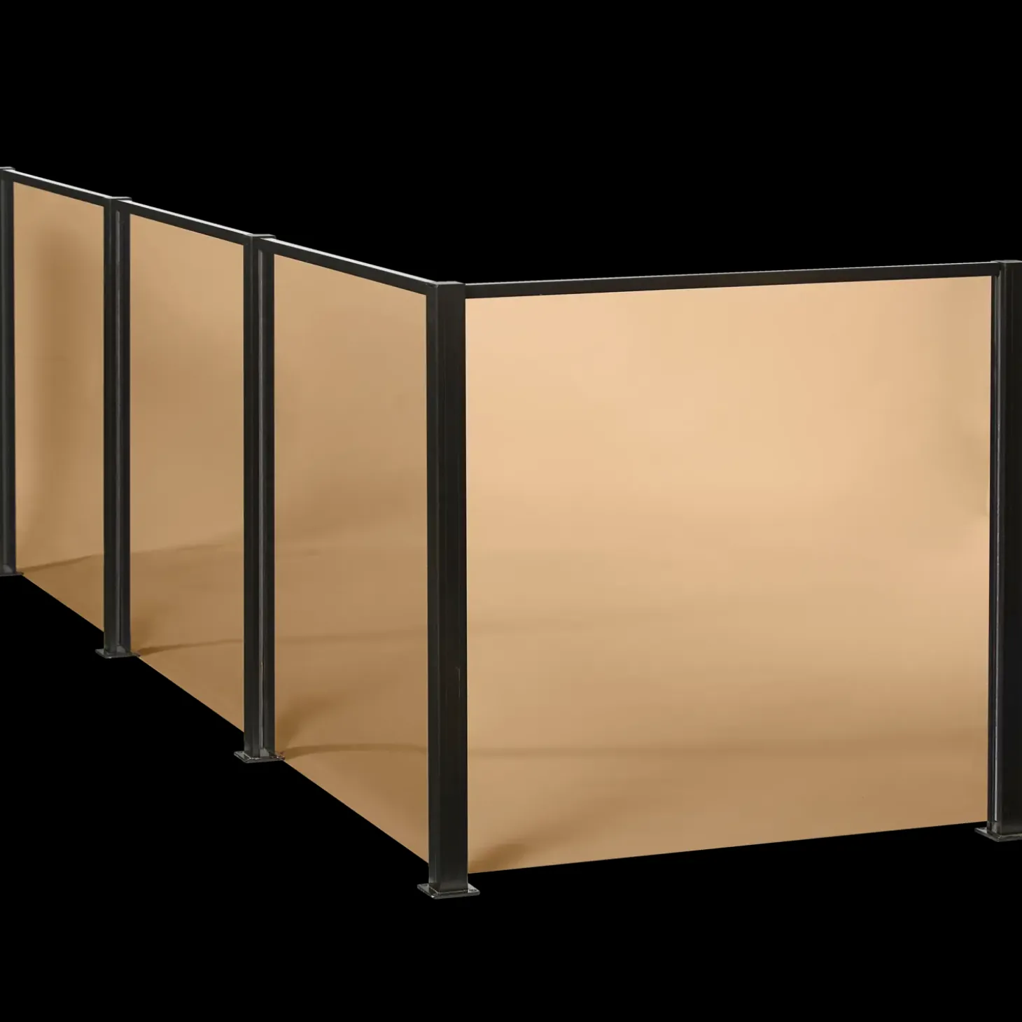 Elmholm hegn m/smoke glas startsæt 95 cm