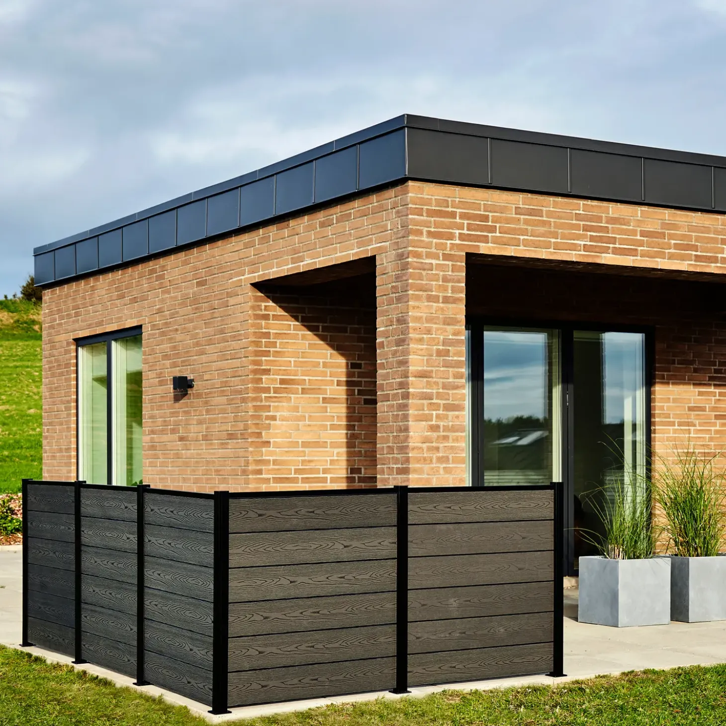 Elmholm komposithegn startsæt 95 cm koksgrå