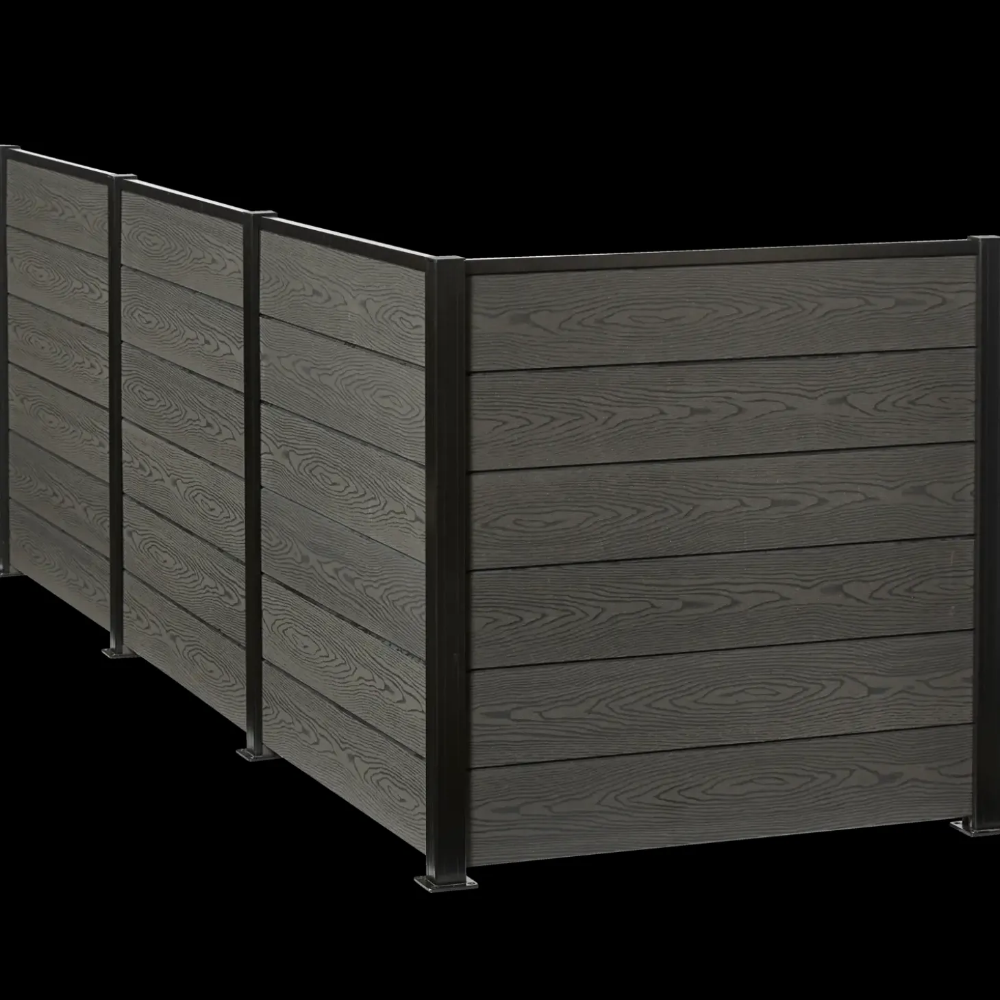 Elmholm komposithegn startsæt 95 cm koksgrå