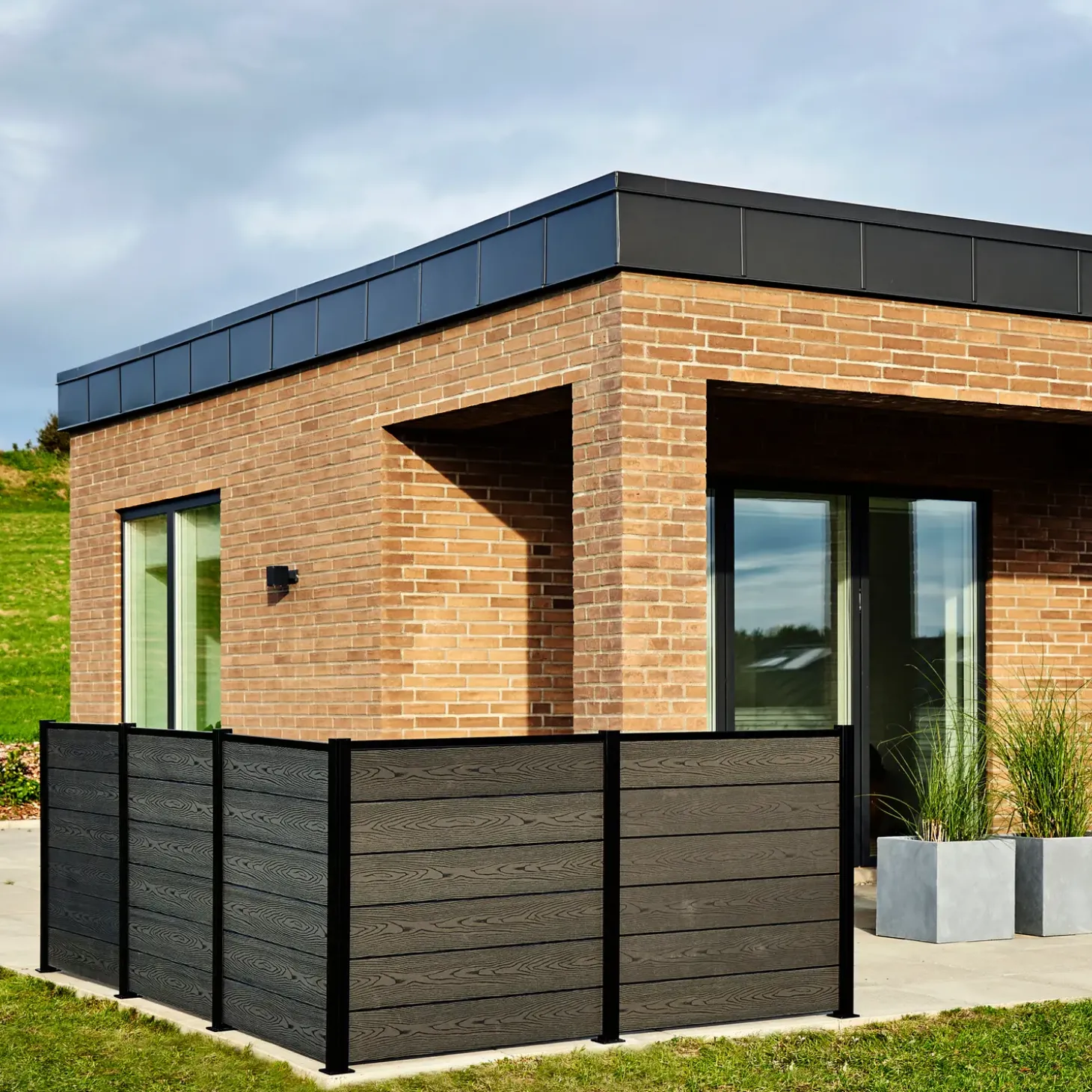 Elmholm komposithegn startsæt 95 cm koksgrå