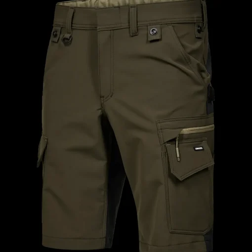 ENGEL 6337 Entire shorts 4-vejs stretch skovgrøn/Sort str. 92