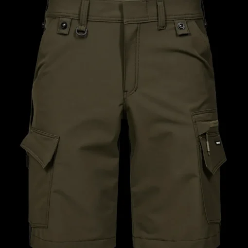 ENGEL 6337 Entire shorts 4-vejs stretch skovgrøn/Sort str. 92
