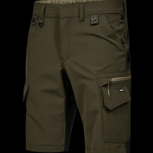 ENGEL 6337 Entire shorts 4-vejs stretch skovgrøn/Sort str. 92