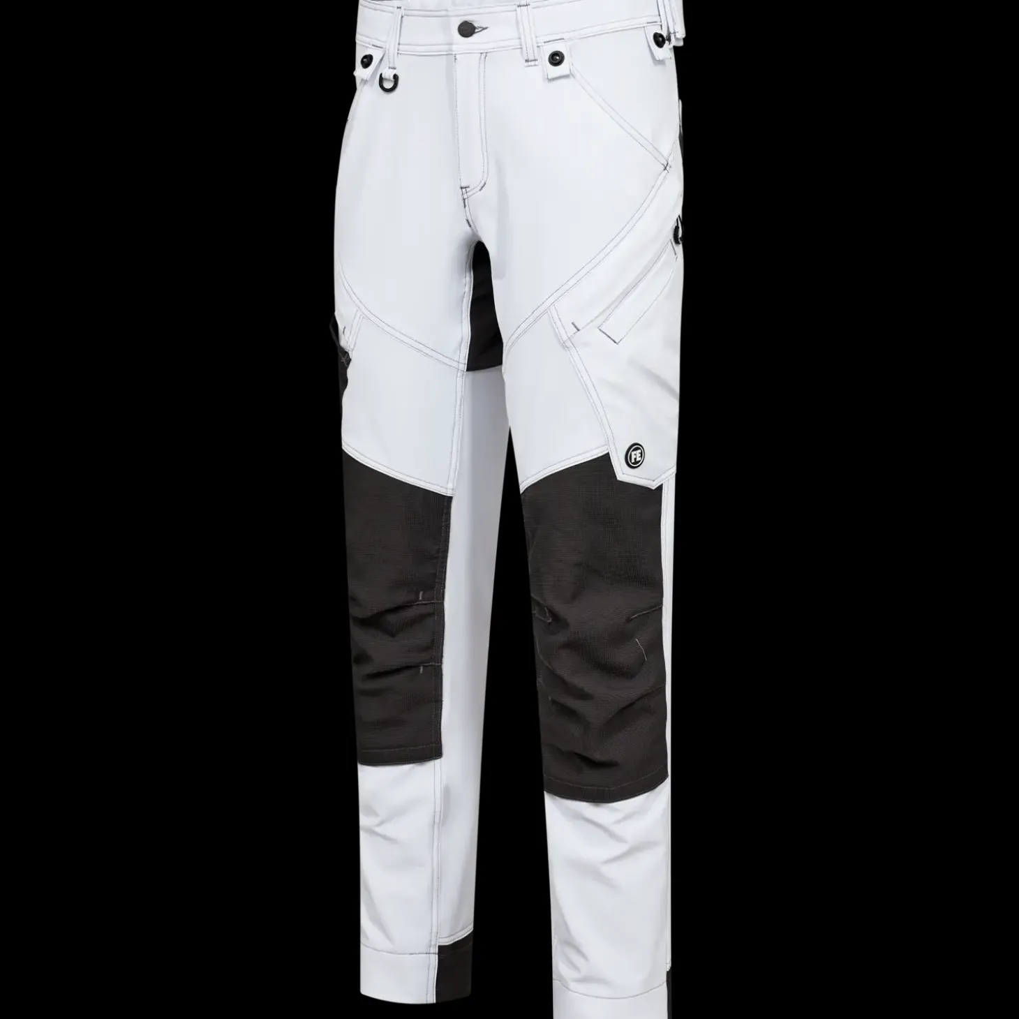 ENGEL 2366-317 X-treme håndværkerbukser med 4-vejs stræk hvid str. 88