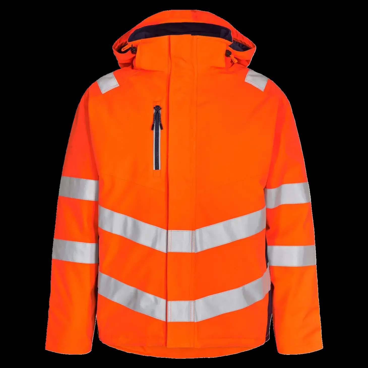 ENGEL Safety vinterjakke orange/blue ink str. 2XL
