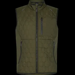 ENGEL X-treme quiltet vest forest grøn str. M