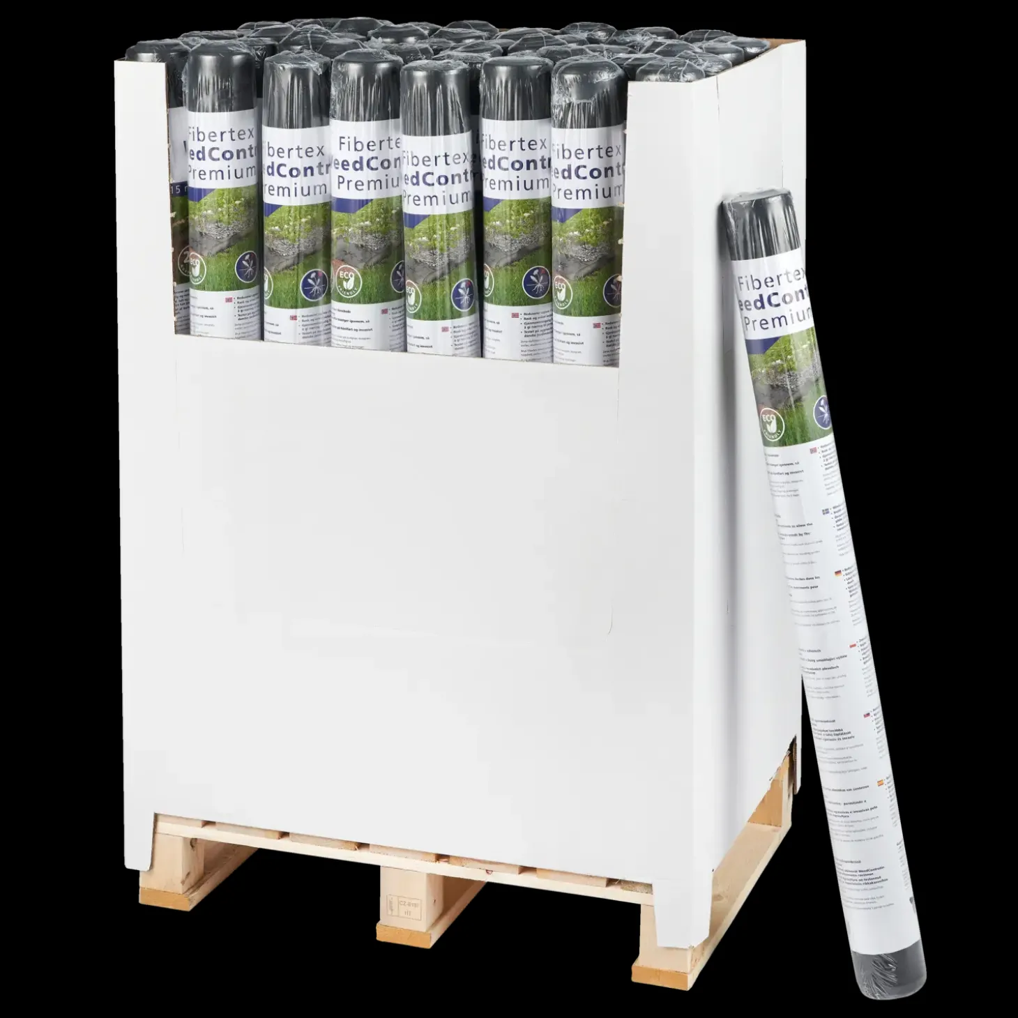 Fibertex Patio® belægningsdug 2x25 m - grå, 80 g/m2