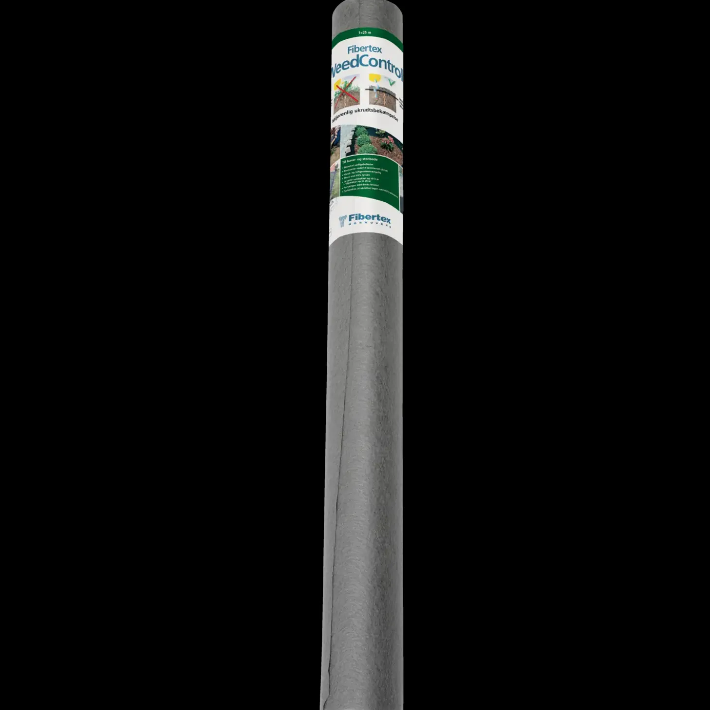 Fibertex WeedControl® Premium ukrudtsdug 1x15 m - sort, 80 g/m2