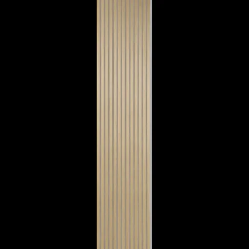 Fibrotech Quanti akustikpanel 18x520x2440 mm light oak m/grå polyester