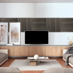 Fibrotech Square akustikpanel 22x520x520 mm grey oak - pk á 2 stk.