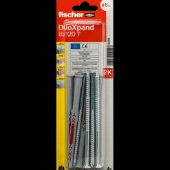 Fischer Duoxpand karmdyvel 8x80 elforzinket 4 stk