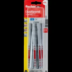Fischer Duoxpand karmdyvel 10x100  4 stk elforzinket