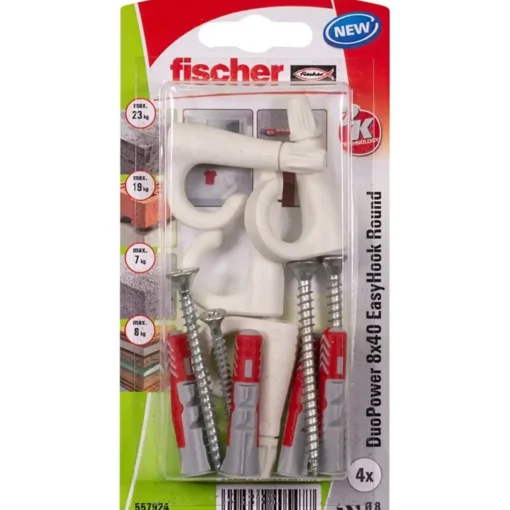 Fischer EasyHook Rund DuoPower 6x30 mm 6 stk