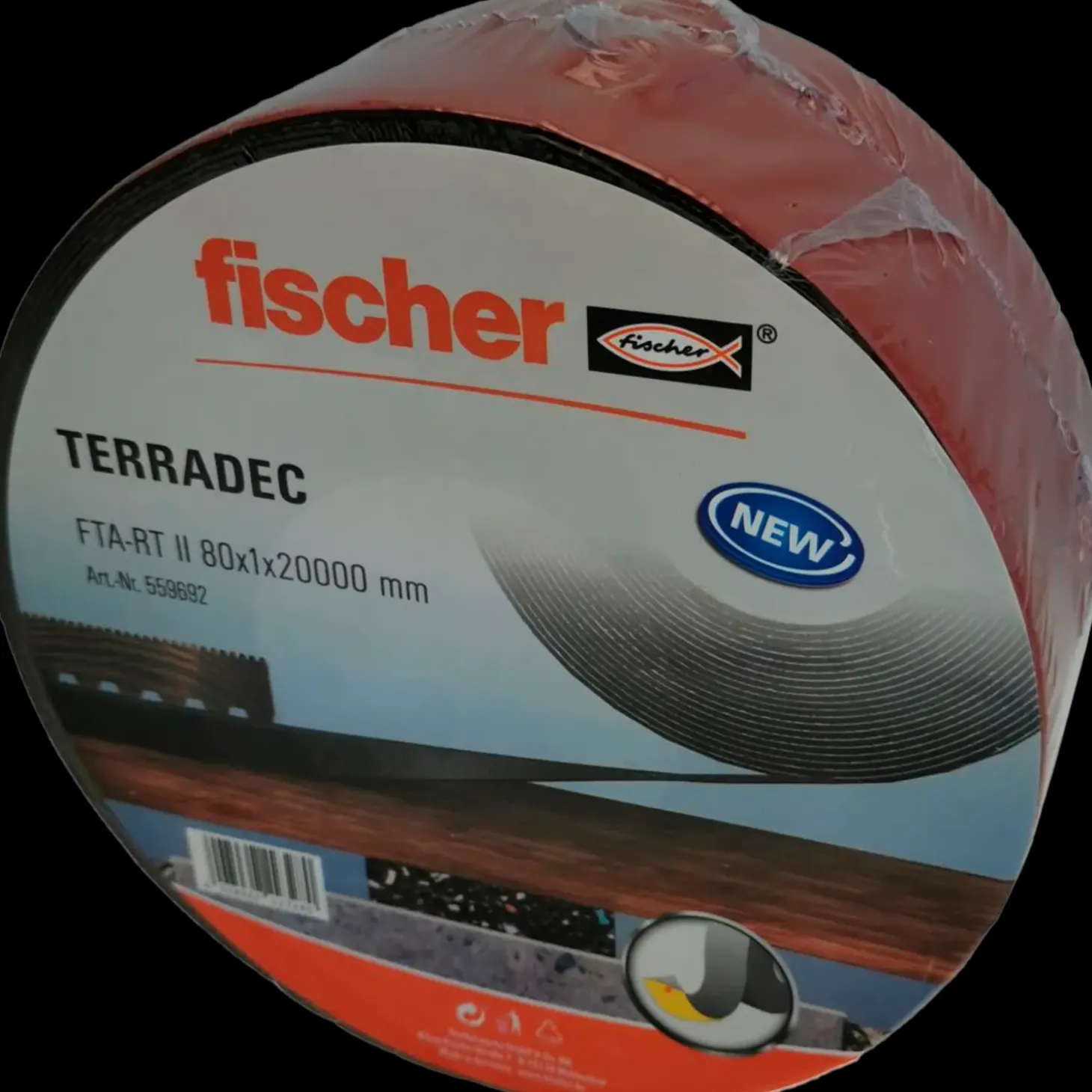 Fischer FTA-RT beskyttelsestape 80x1x20000 mm