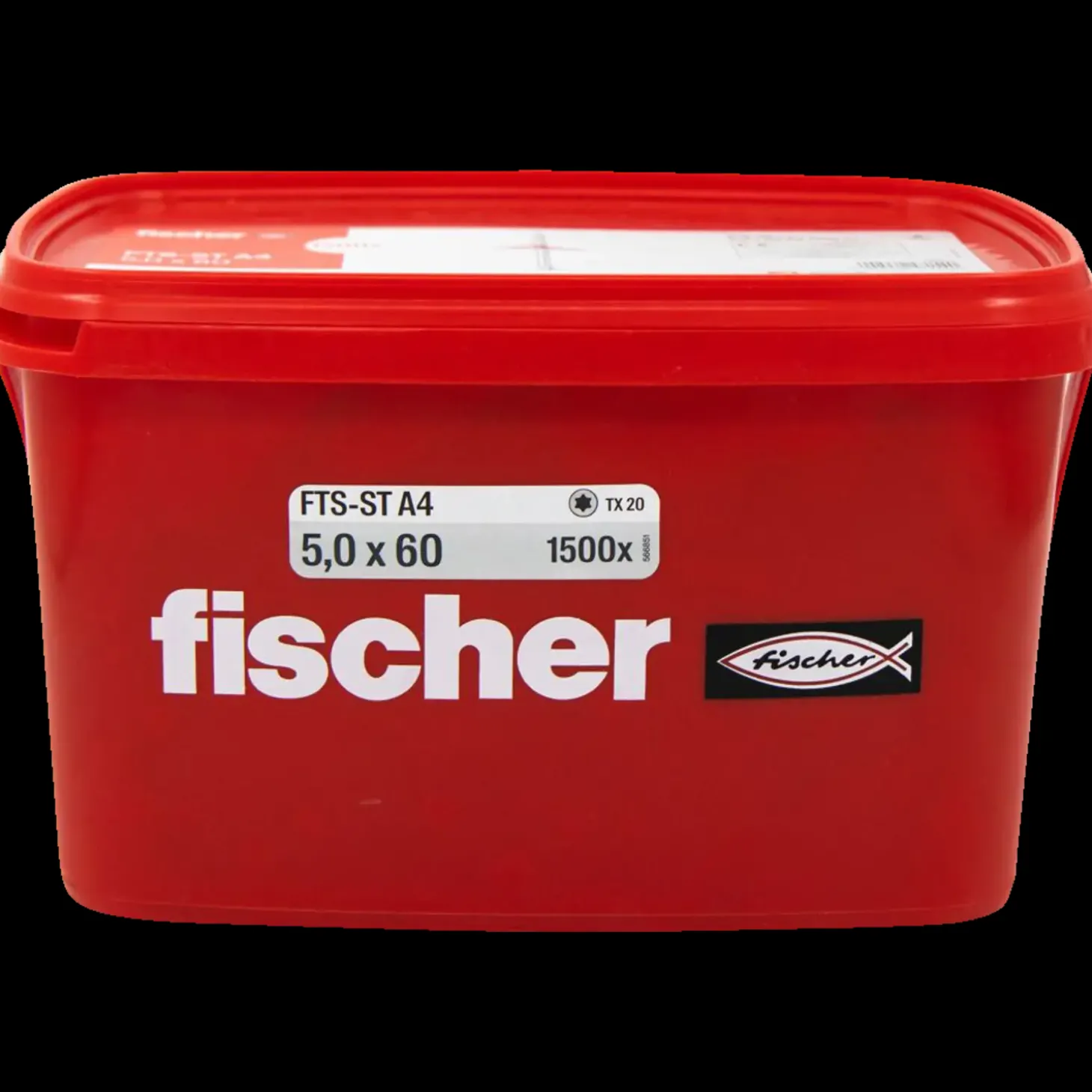 Fischer FTS-ST terrasseskrue 5,0x60 A4 TX20 1500 stk