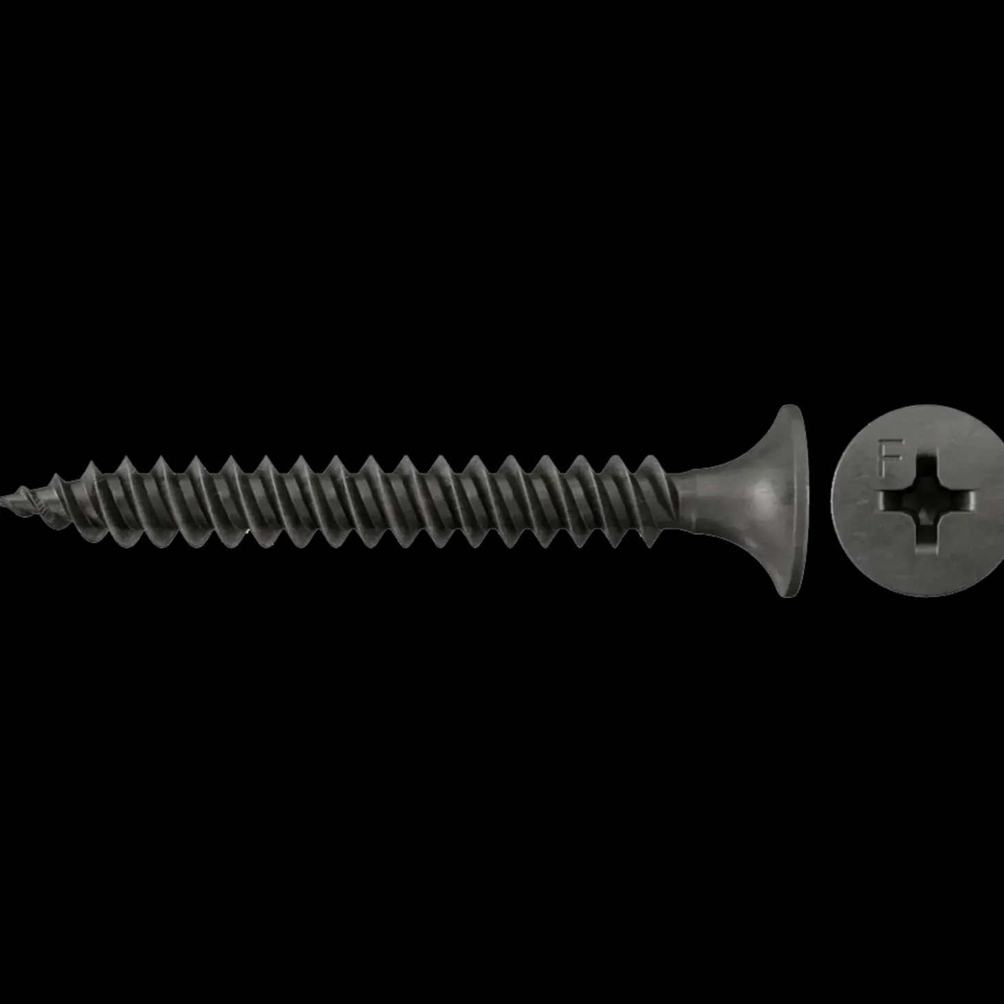 Fischer gipsskruer alm til stål FSN-TPDM 3,5x25 mm sort båndet 1000 stk.